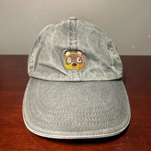 Animal Crossing New Horizons Tom Nook Cotton Gray Adjustable Baseball Cap Hat
